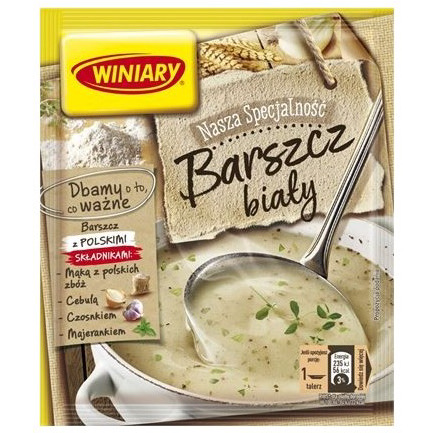 Sopa blanca “BARSZCZ BIALY” WINIARY, 66G (491)