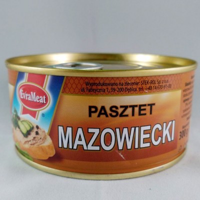 PATE DE POLLO Mazowiecki EVRAMEAT, 290G (347)