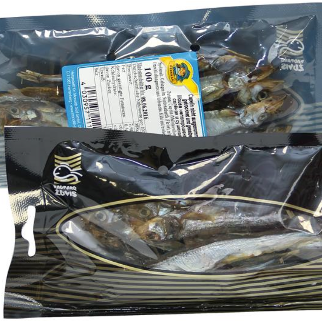 (1852) Capelin seco (moiva) 100G