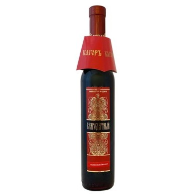 VINO TINTO DULCE BLAGODATNYI KAGOR, 16% ALC. 500ML (14264)