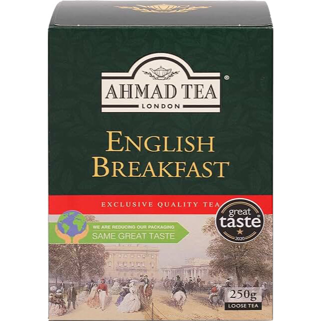 (12244) TE NEGRO ENGLISH BREAKFAST AHMAD 250G